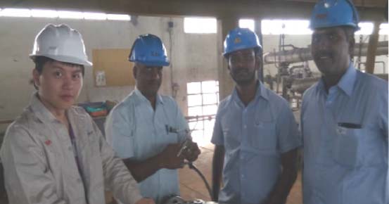 Segunda planta de sufonación de 6 tph de WEIXIAN en India