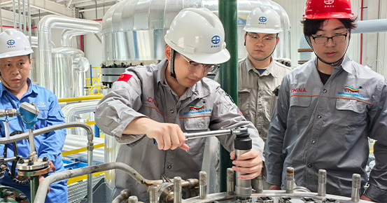 El reactor WEIXIAN de 5 TPH y 120 tubos se encuentra en fase de puesta en marcha.