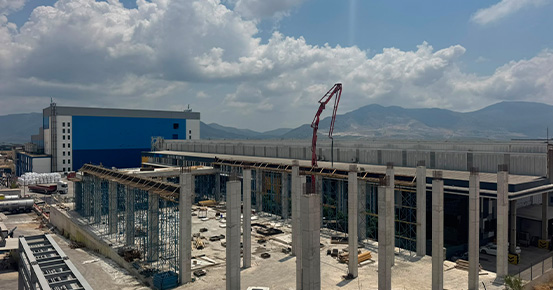 Actualización del estado de instalación de la línea de producción de sulfonación de 8 TPH